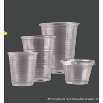 Clear Disposable PP Plastikbecher für Hot &amp; Cold Drink